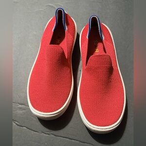 Rothy's Blue and Cream Sole Detail